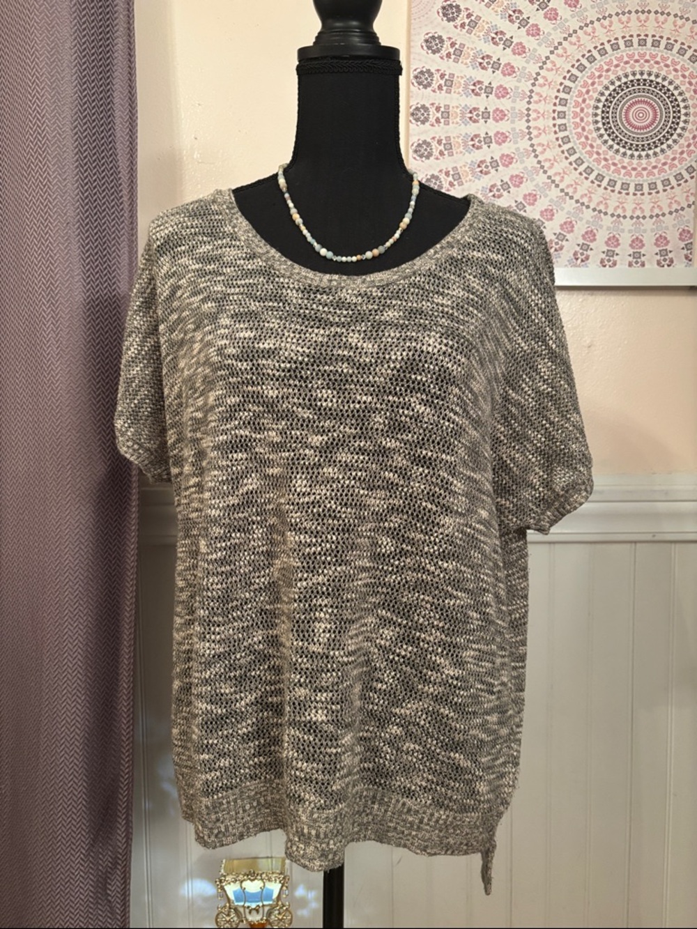 Mauries Knit Short Sleeve Top